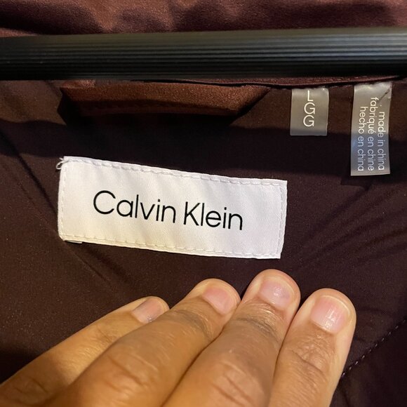 $300 Calvin Klein Sorona Aura Plant Based Quilted Puffer, Women's Size Large - Picture 6 of 16